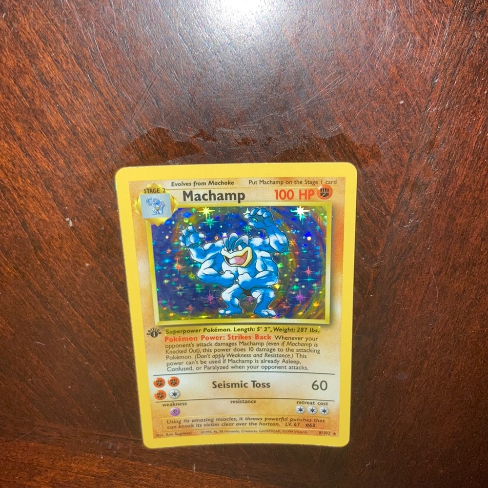 Pokémon Hologram Machamp 8/102